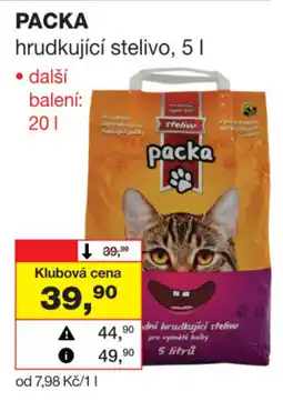 Barvy a laky drogerie Packa hrudkující stelivo nabídka