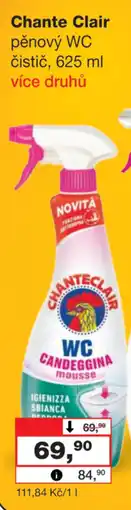 Barvy a laky drogerie Chanteclair Penovy Wc cistic nabídka