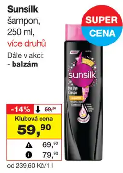 Barvy a laky drogerie sunsilk šampon nabídka