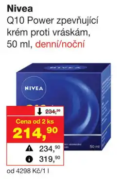 Barvy a laky drogerie Nivea Q10 Power zpevnující krém proti vráskám nabídka