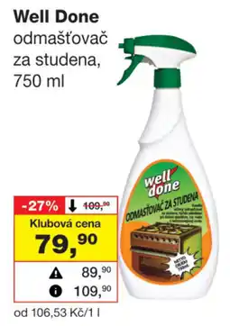 Barvy a laky drogerie Well Done odmašťovač za studena nabídka