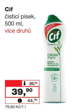 Barvy a laky drogerie Cif čistící písek nabídka