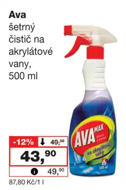 Barvy a laky drogerie Ava šetrný čistící na akrylátové vany nabídka