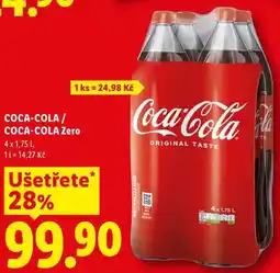 Lidl COCA-COLA /COLA Zero nabídka