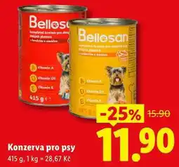 Lidl Konzerva pro psy nabídka