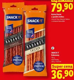 Lidl SNACK!T Kabanosy nabídka