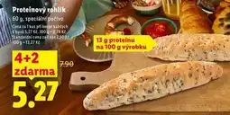 Lidl Proteinový rohlík nabídka