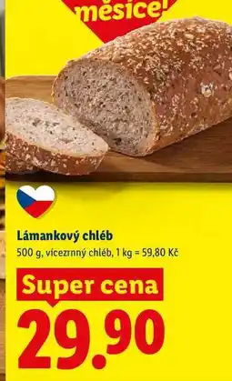 Lidl Lámankový chléb nabídka