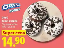 Lidl OREO donut s náplní nabídka
