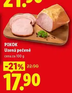 Lidl PIKOK Uzená pečeně, cena za nabídka