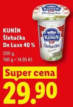 Lidl KUNÍN Šlehačka De Luxe 40% nabídka