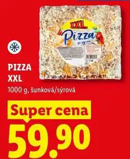 Lidl PIZZA XXL, 1000 g, šunková/sýrová nabídka