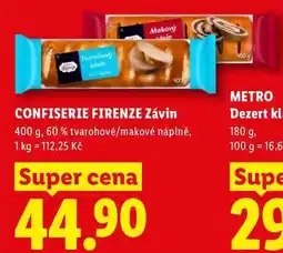Lidl CONFISERIE FIRENZE Závin nabídka
