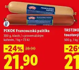 Lidl PIKOK Francouzská paštika nabídka