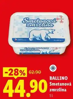 Lidl BALLINO Smetanová zmrzlina, 11 nabídka
