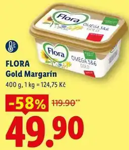 Lidl FLORA Gold Margarín nabídka