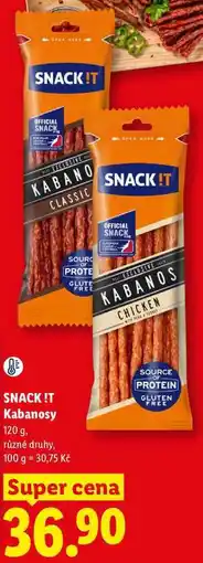 Lidl SNACK!T Kabanosy nabídka