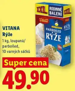 Lidl VITANA Rýže, 1 kg, loupaná/ parboiled nabídka