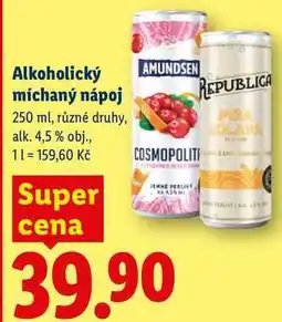 Lidl Alkoholický míchaný nápoj nabídka