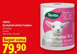 Lidl TENTO Kuchyňské utěrky Complex, 220 útržků, 3vrstvé nabídka