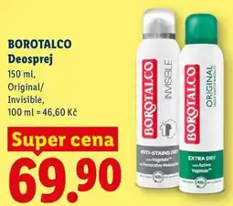 Lidl BOROTALCO Deosprej nabídka