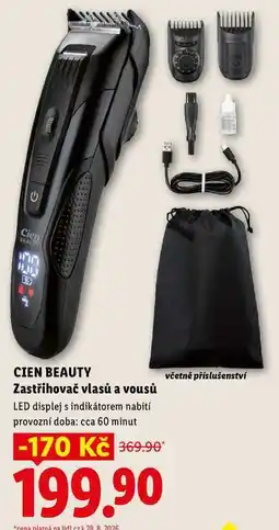Lidl CIEN BEAUTY Zastřihovač vlasů a vousů nabídka