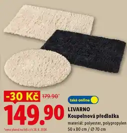 Lidl LIVARNO Koupelnová předložka nabídka