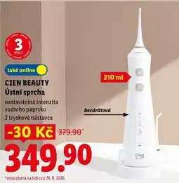 Lidl CIEN BEAUTY Ústní sprcha nabídka