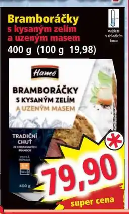 Norma Bramboráčky s kysaným zelím a uzeným masem nabídka