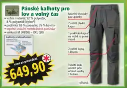 Norma Pánské kalhoty pro lov a volný čas nabídka