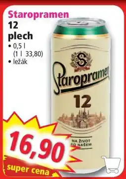 Norma Staropramen 12 plech nabídka