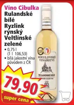 Norma VÍNO CIBULKA nabídka