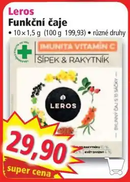 Norma Leros Funkční čaje nabídka