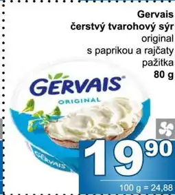 Jip Gervais čerstvý tvarohový sýr nabídka
