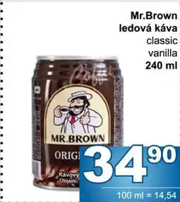 Jip Mr. Brown ledová káva nabídka