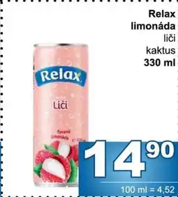 Jip Relax limonáda nabídka