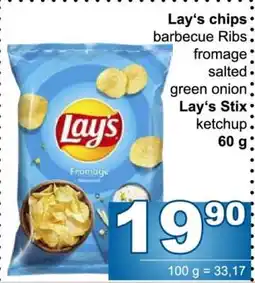Jip Lay’s chips nabídka