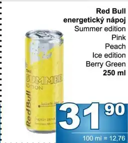 Jip RED BULL Energetický nápoj nabídka