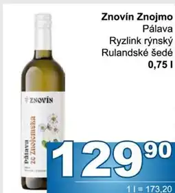 Jip Znovín Znojmo nabídka