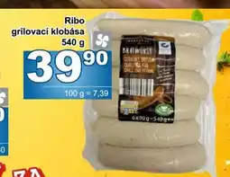 Jip Ribo grilovací klobása nabídka