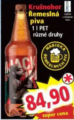 Norma Krušnohor Řemeslná piva nabídka