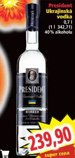 Norma President ukrajinská vodka nabídka
