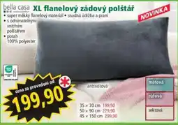 Norma bella casa XL flanelový zádový polštář nabídka
