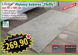 Norma Lifetex plyšový koberec fluffy nabídka
