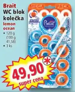Norma Brait wc blok kolečka lemon ocean nabídka