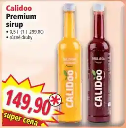 Norma Calidoo Premium sirup nabídka