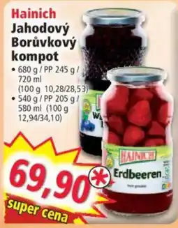 Norma Hainich jahodový borůvkový kompot nabídka