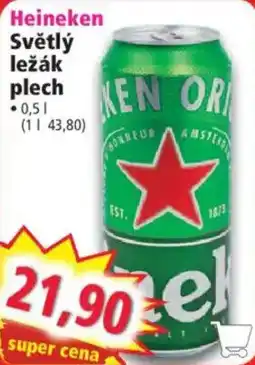 Norma Heineken Světlý ležák plech nabídka