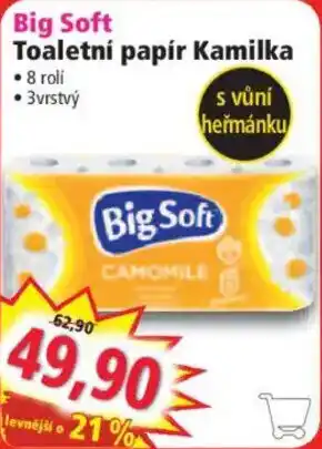 Norma Big Soft toaletní papír Kamilka nabídka