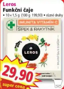 Norma Leros funkční čaje nabídka